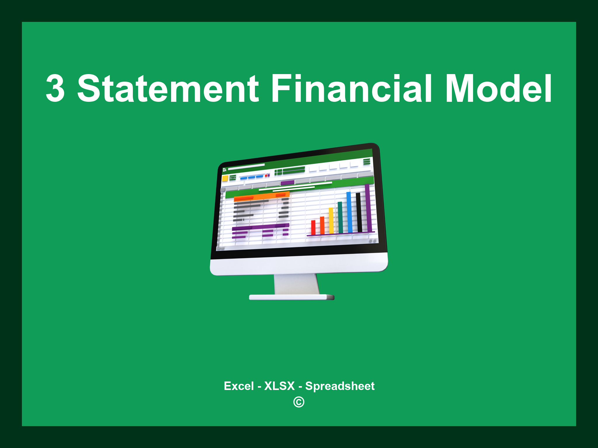 3 Statement Financial Model Excel Template