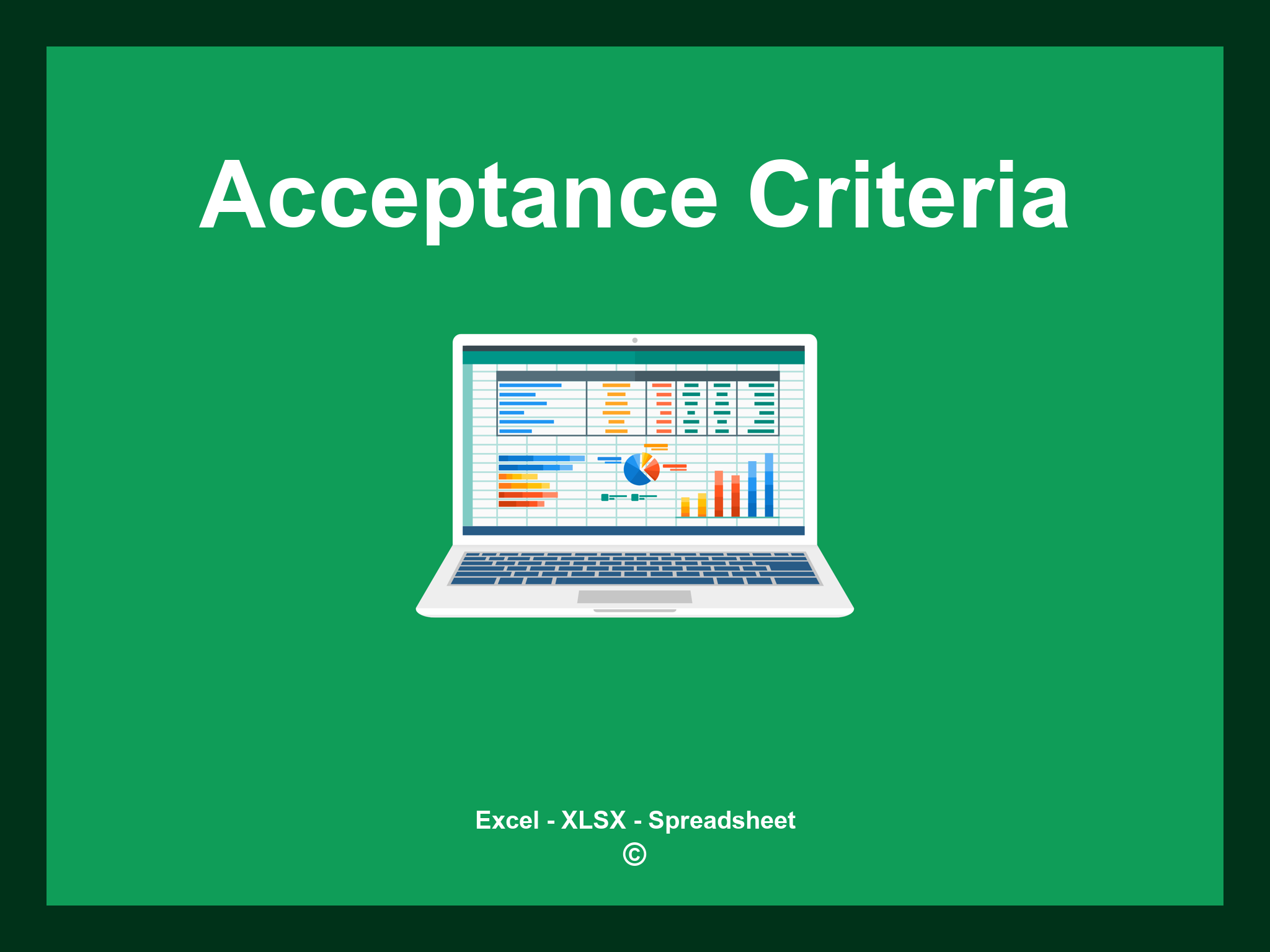 Acceptance Criteria Template Excel