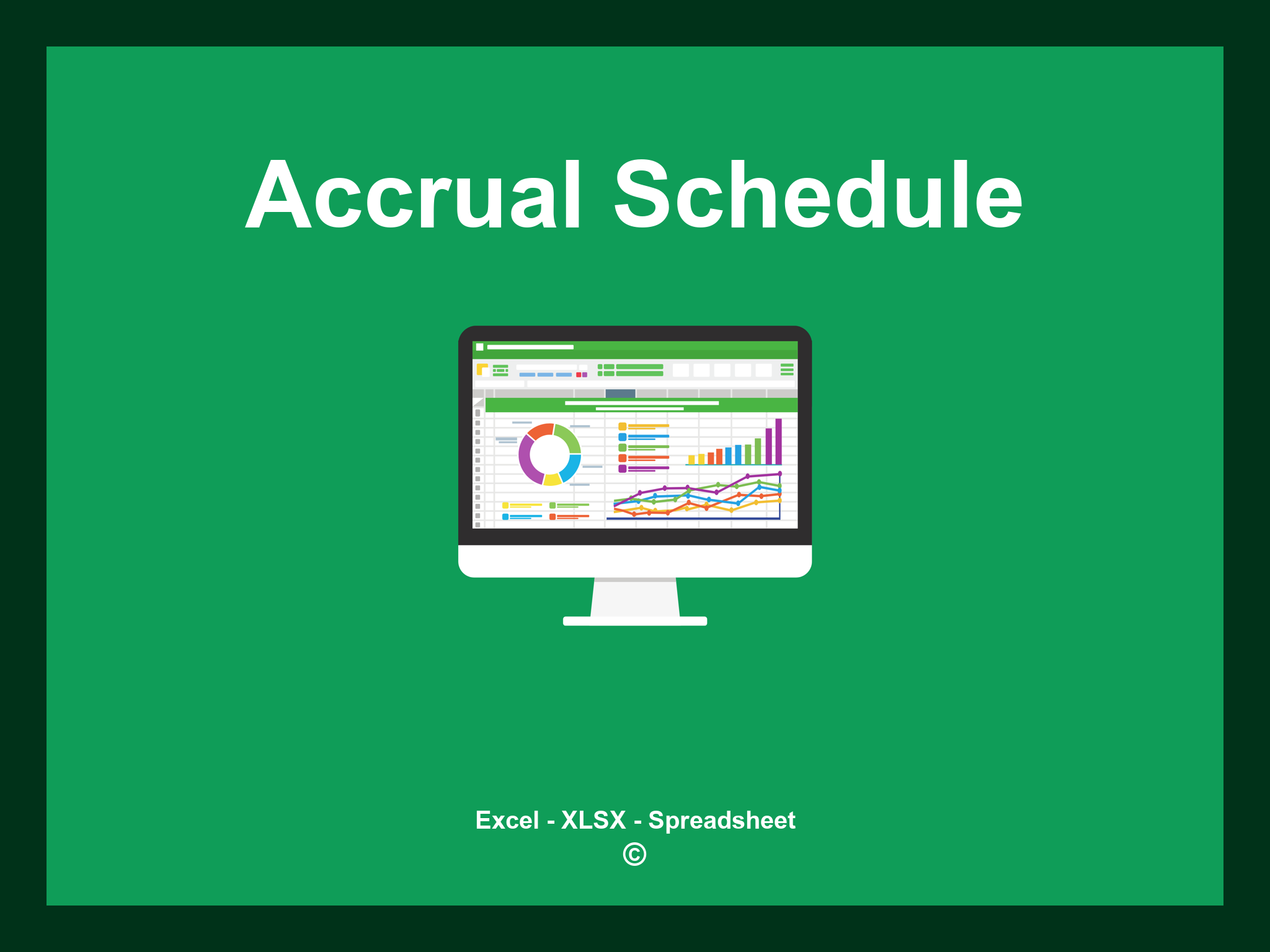 Accrual Schedule Excel Template