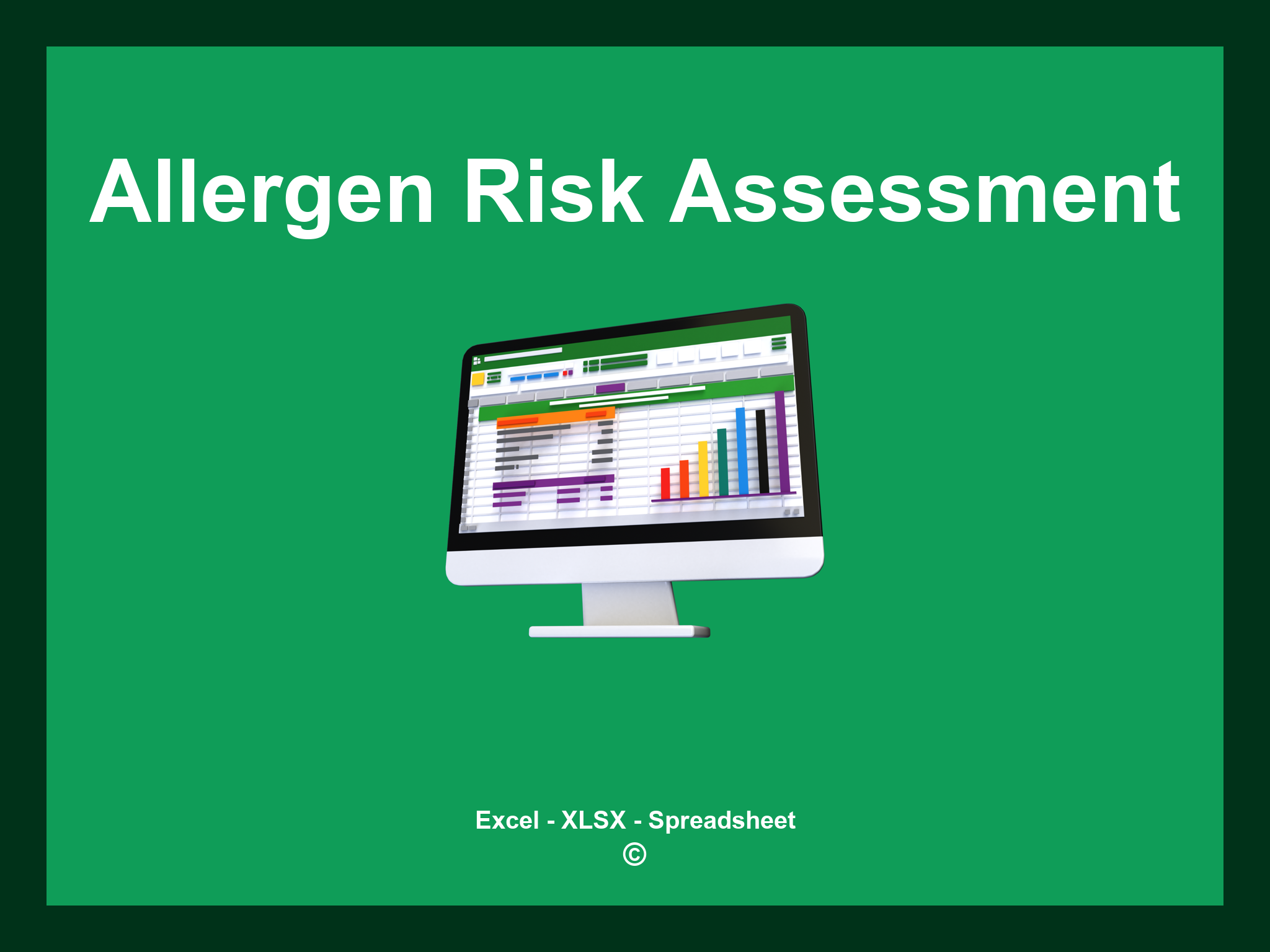 Allergen Risk Assessment Template Excel