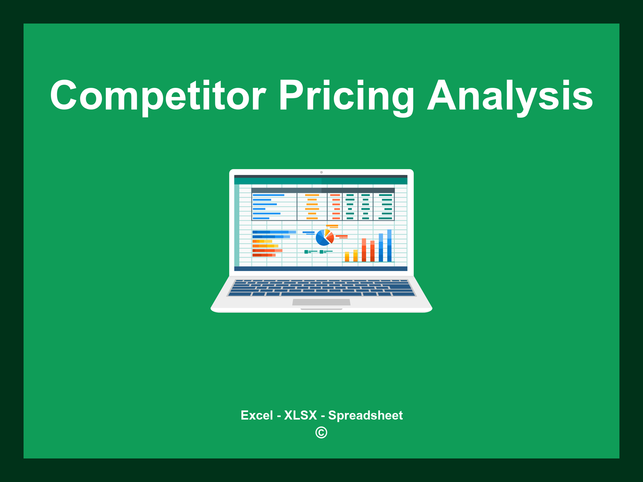 Competitor Pricing Analysis Template Excel