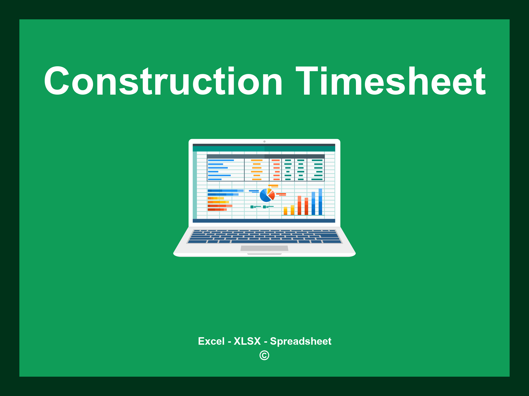Construction Timesheet Template Excel