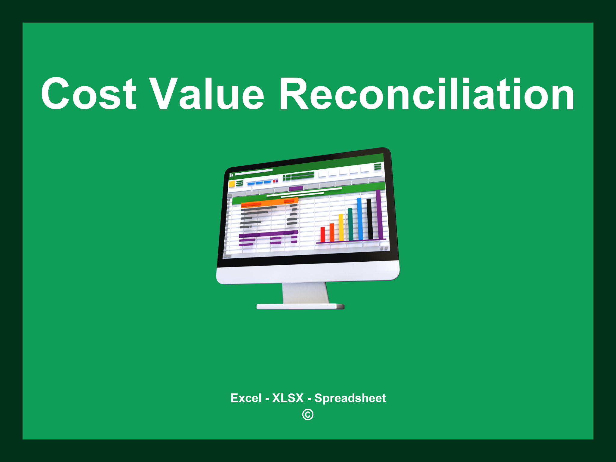 Cost Value Reconciliation Template Excel