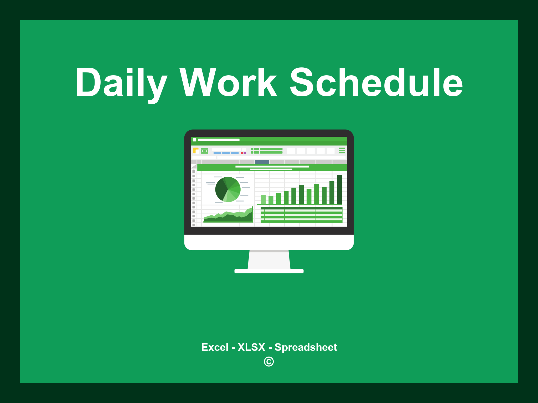 Daily Work Schedule Template Excel