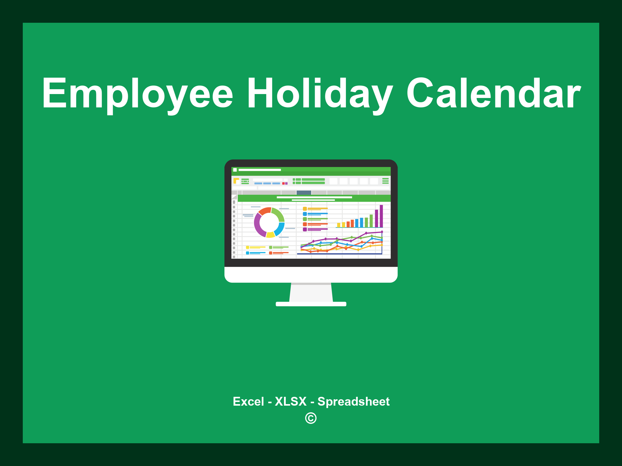 Employee Holiday Calendar Excel Template