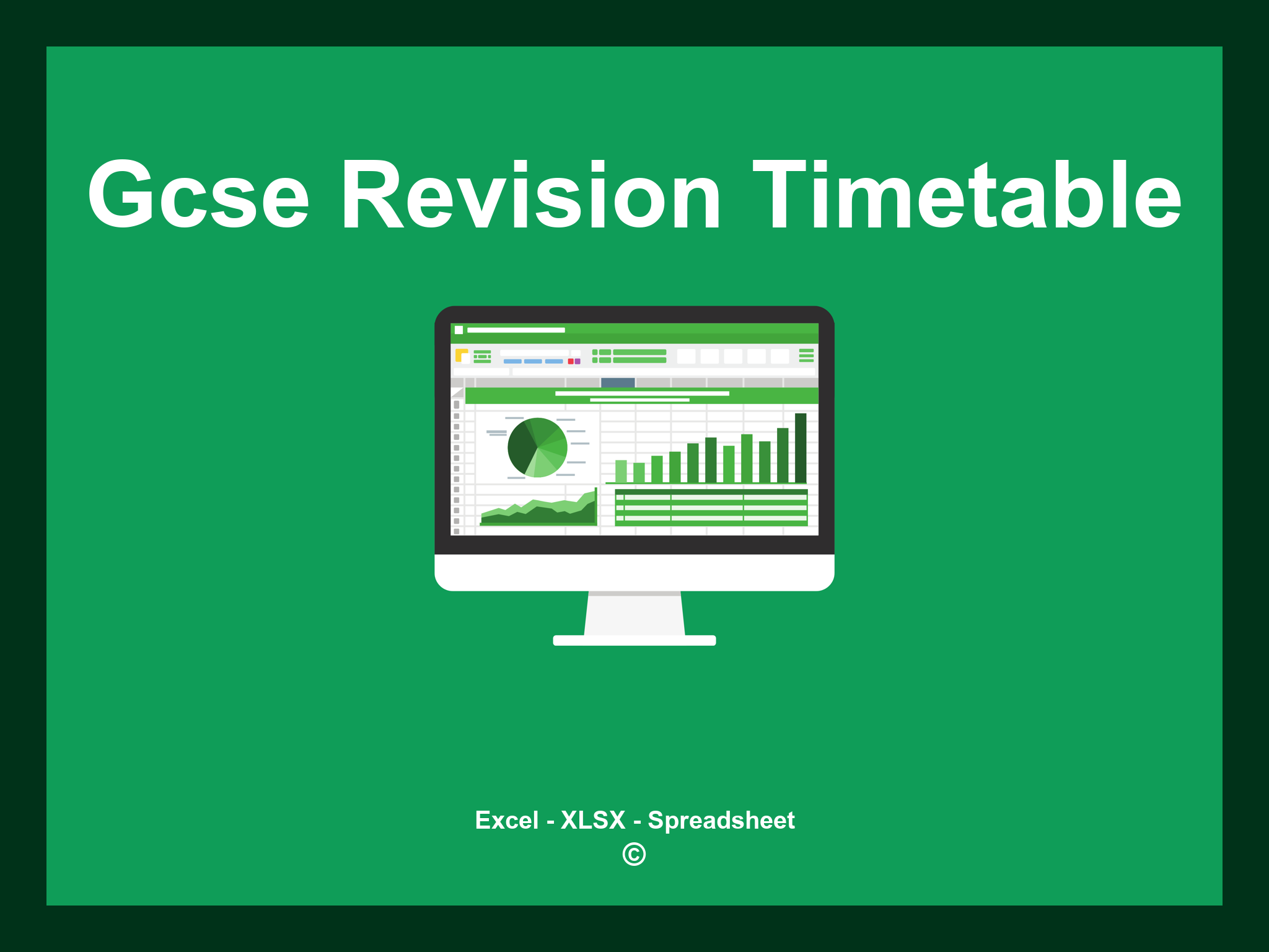 Gcse Revision Timetable Template Excel