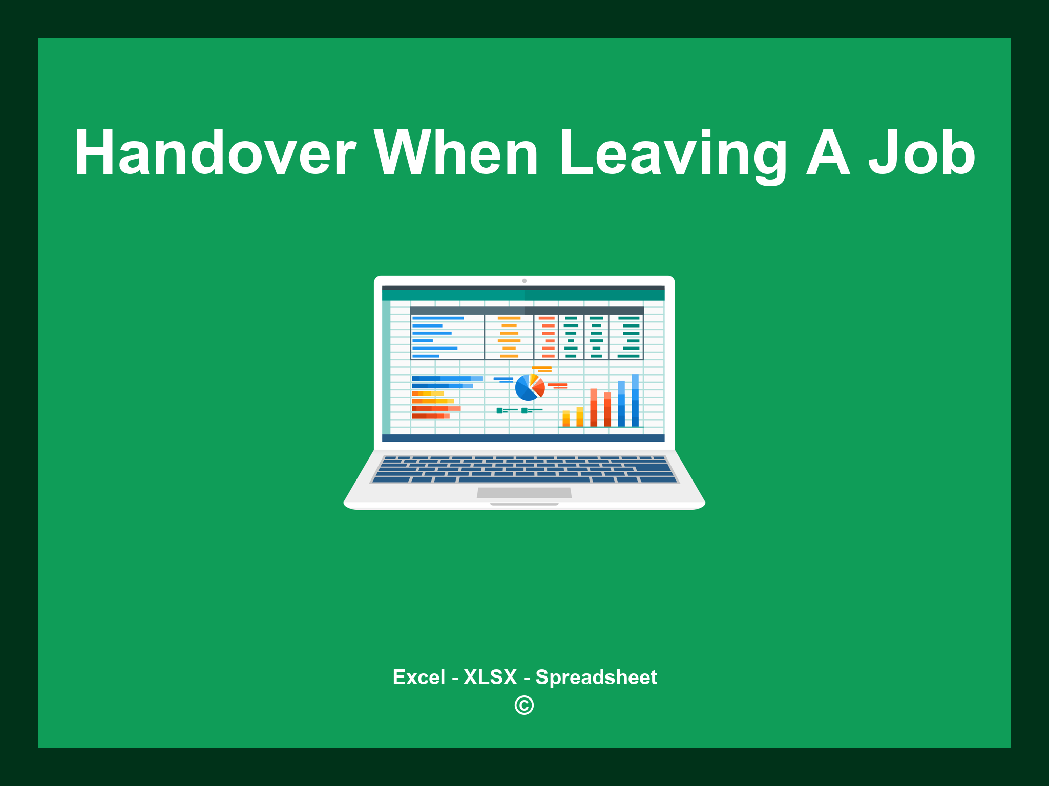 Handover Template When Leaving A Job Excel