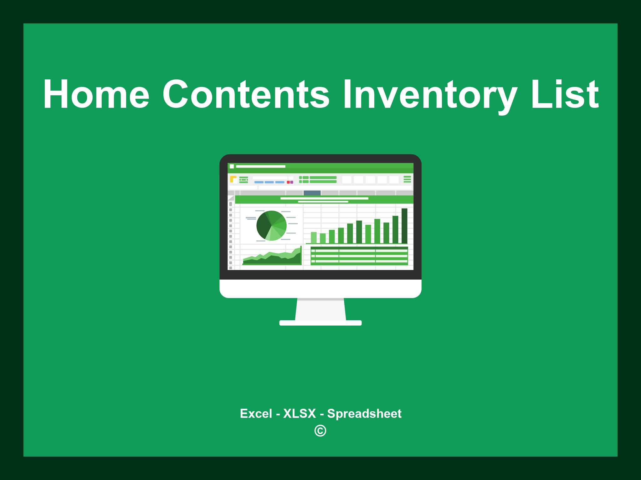 Home Contents Inventory List Template Excel