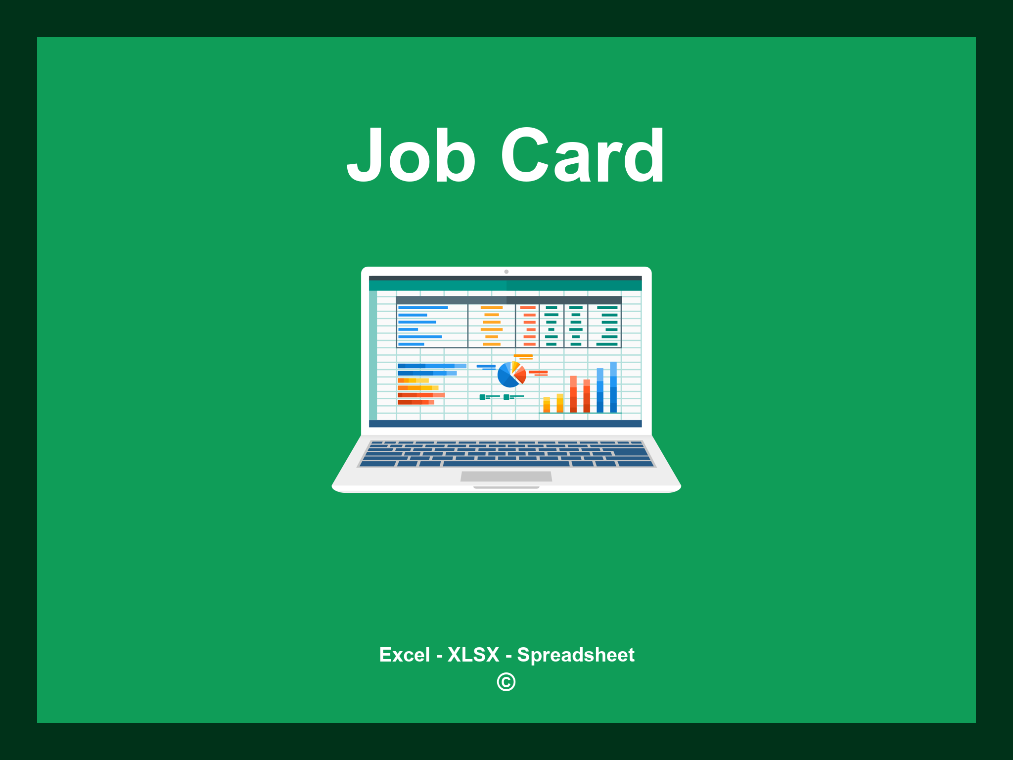 Job Card Template Excel