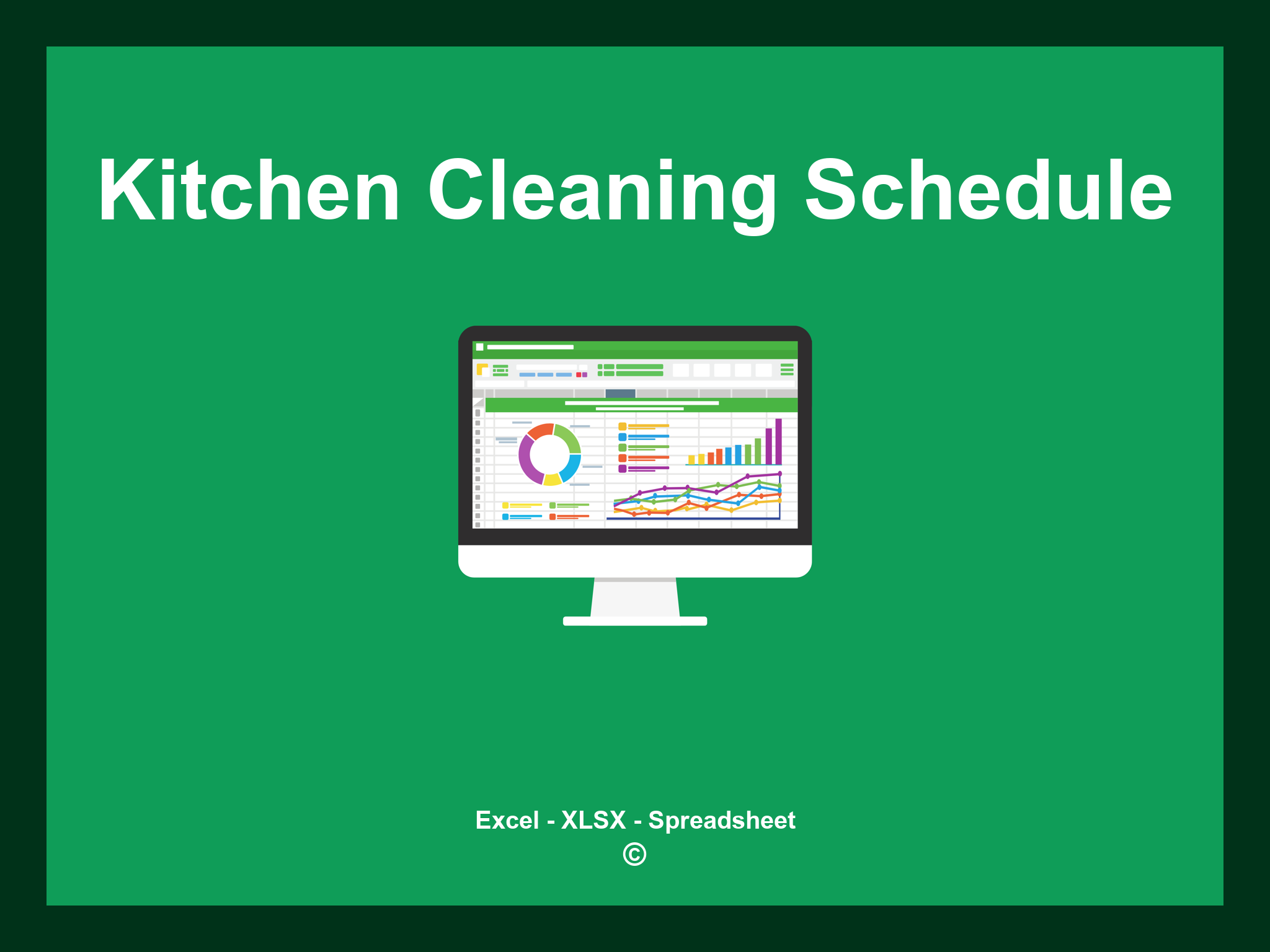 Kitchen Cleaning Schedule Template Excel