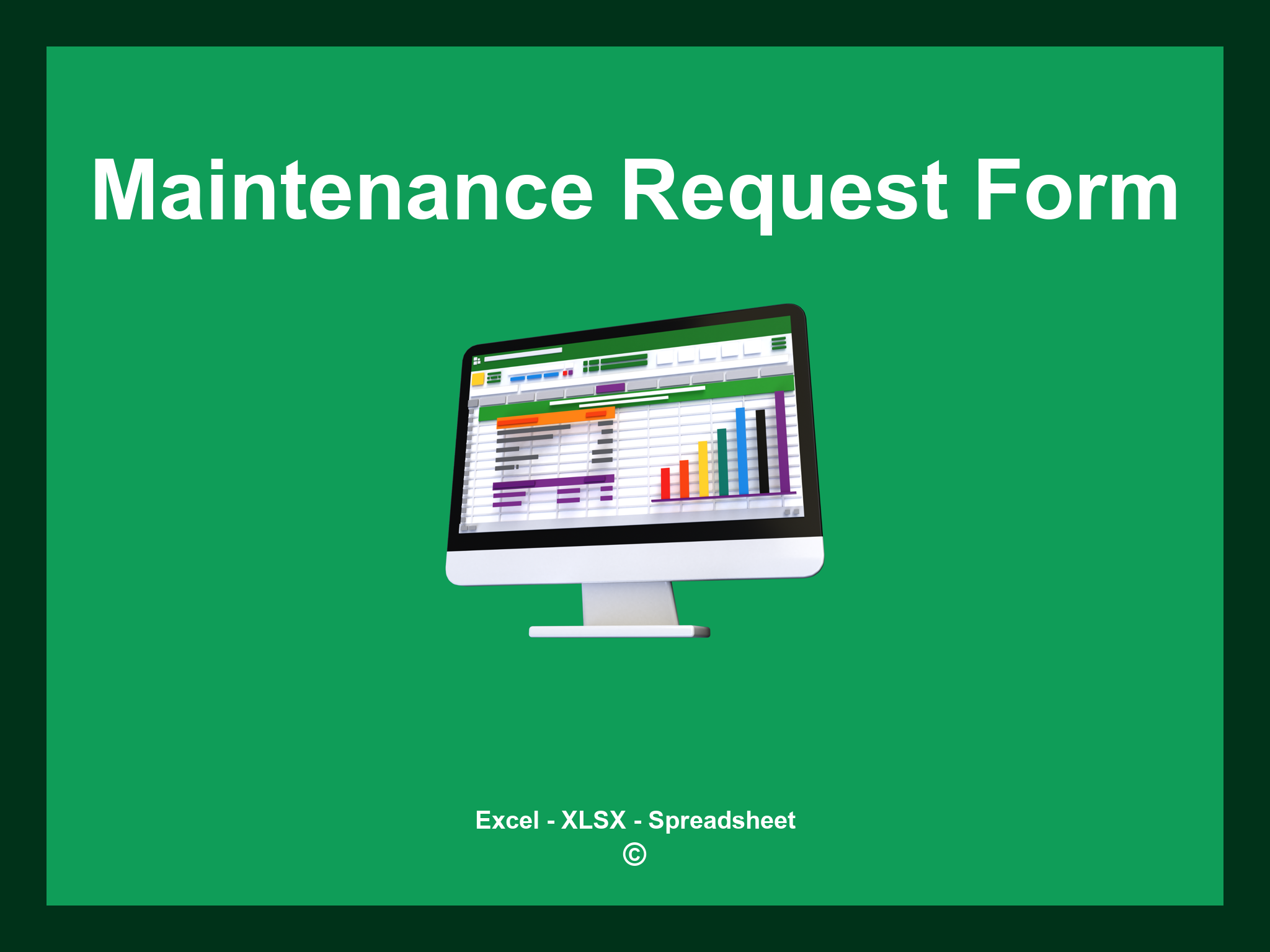 Maintenance Request Form Template Excel