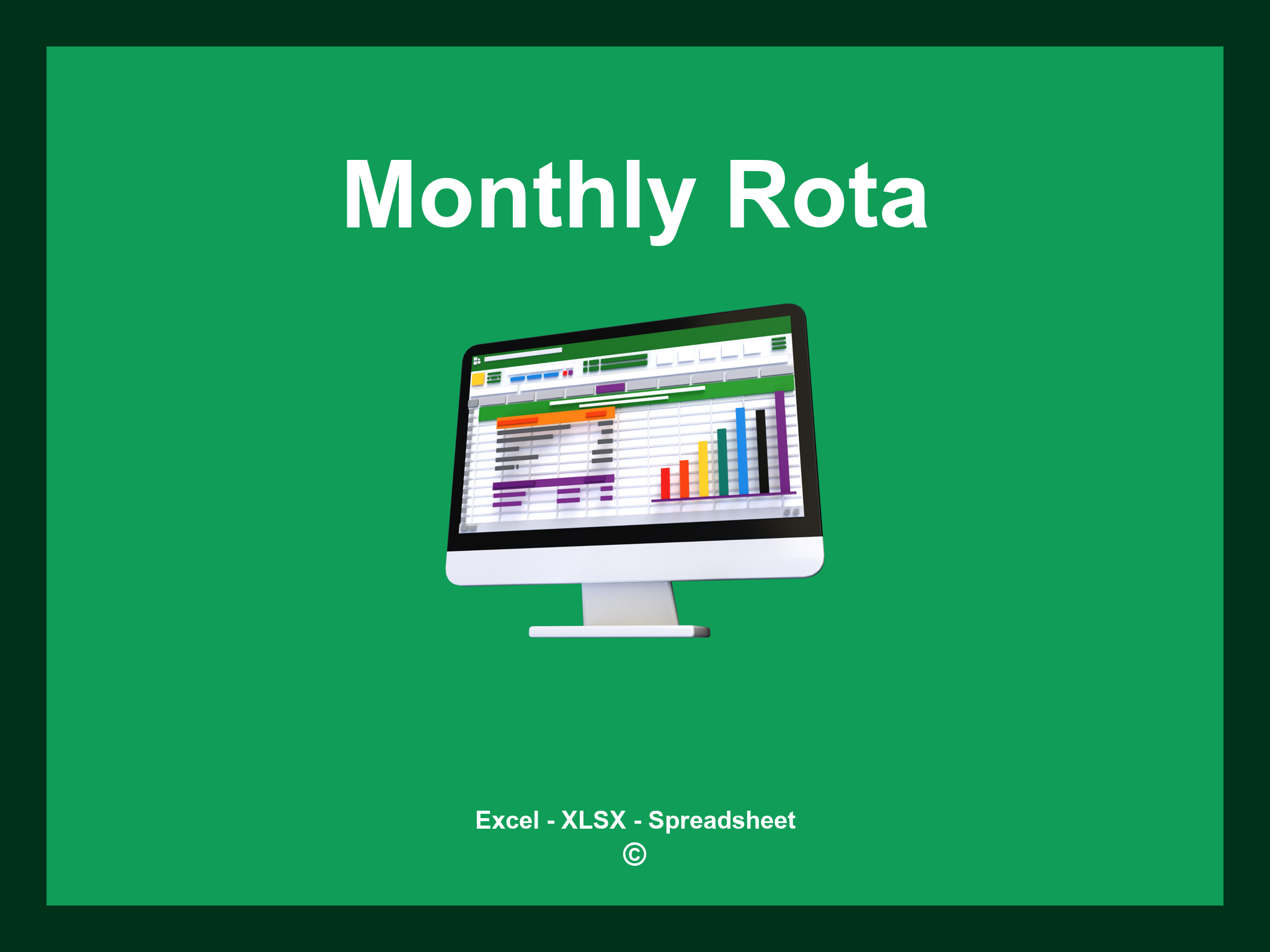 Monthly Rota Template Excel