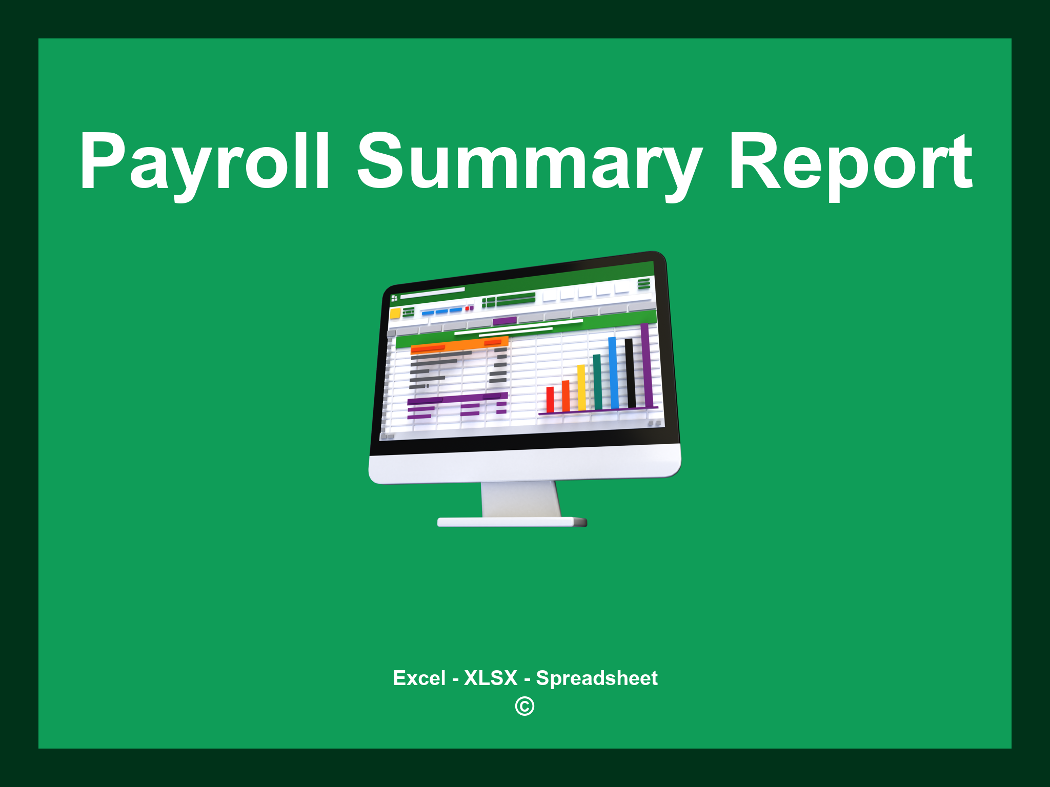 Payroll Summary Report Template Excel