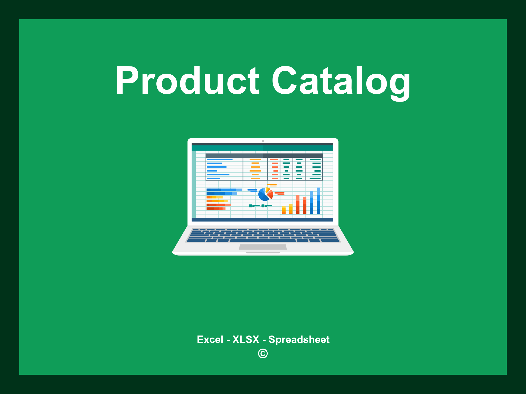 Excel Product Catalog Template