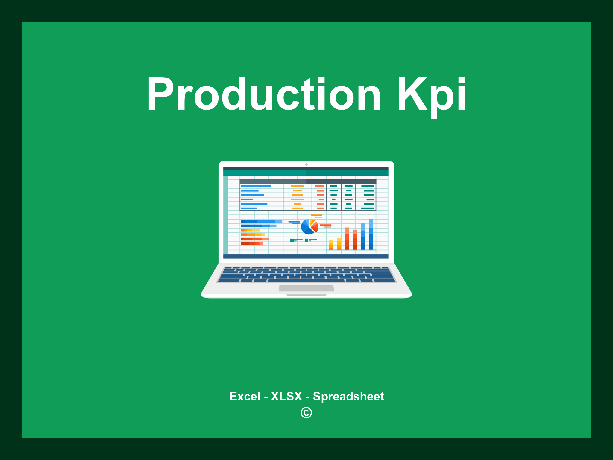 Production Kpi Template Excel