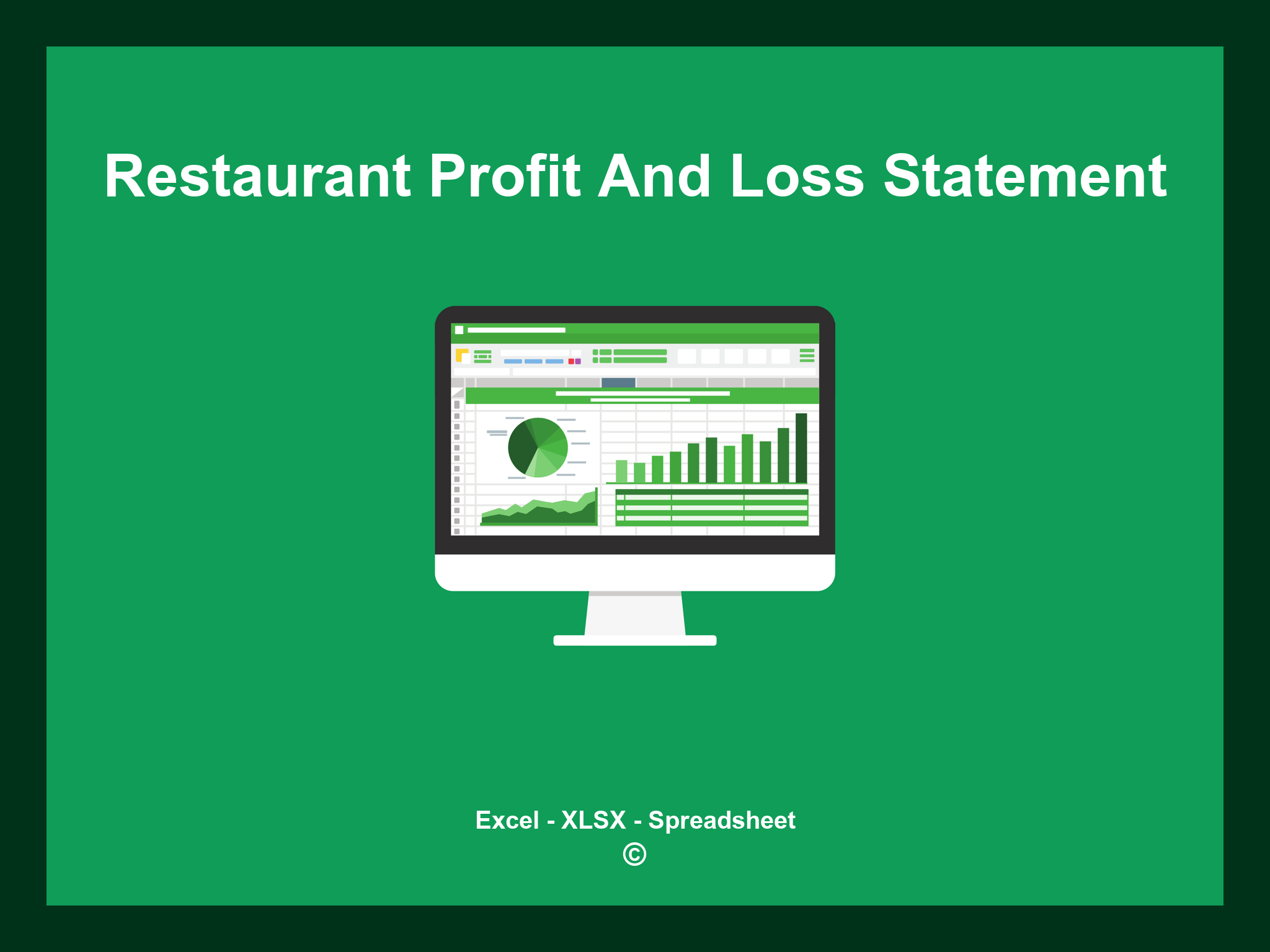 Restaurant Profit And Loss Statement Excel Template