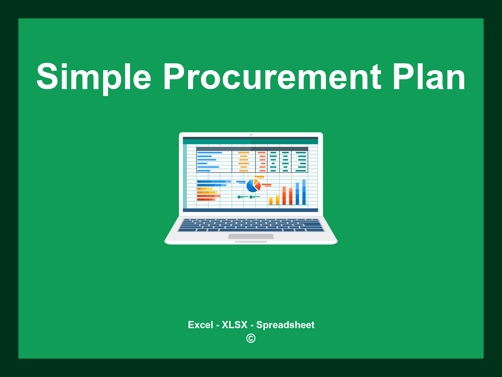 Simple Procurement Plan Template Excel