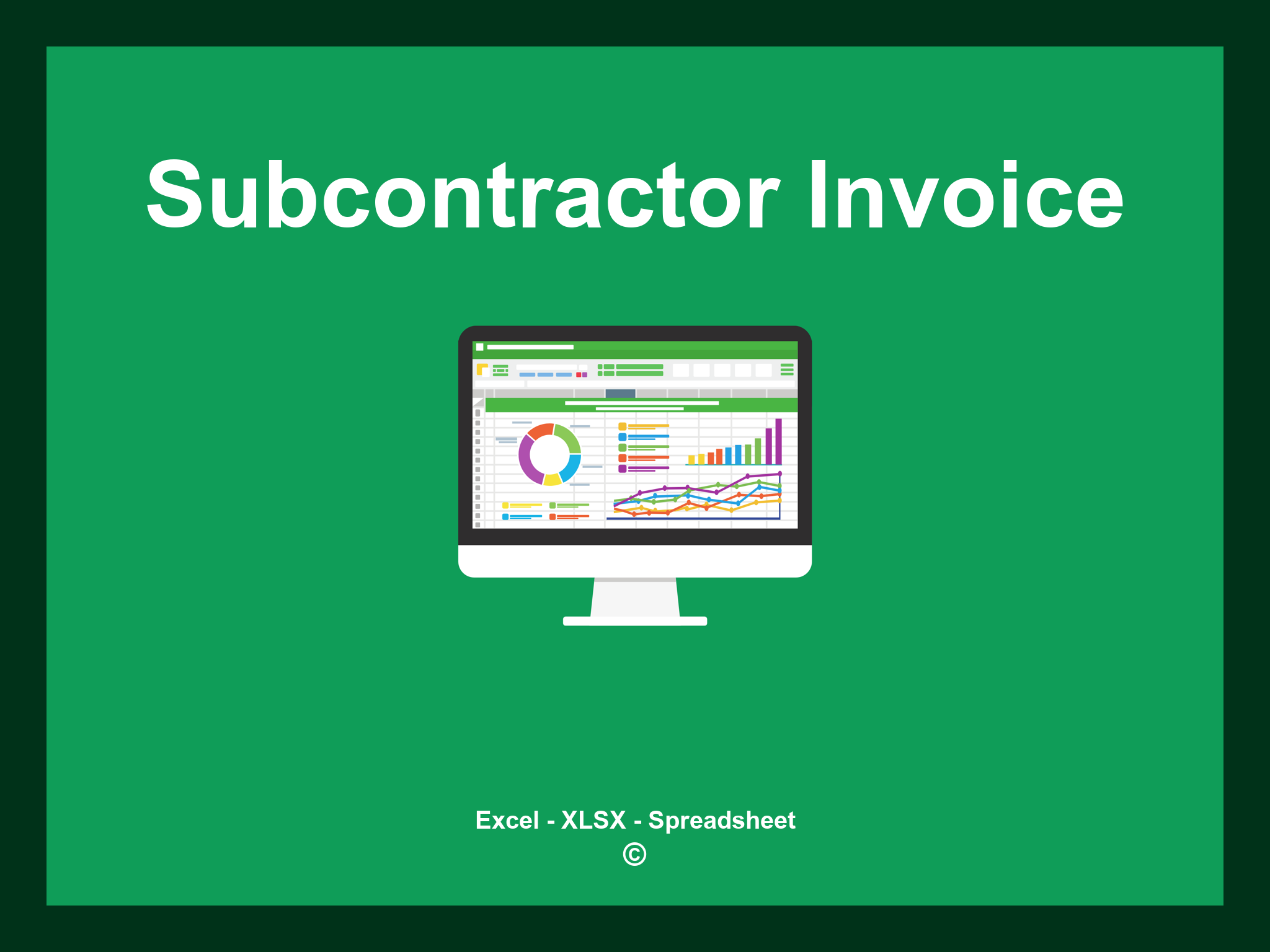 Subcontractor Invoice Template Excel