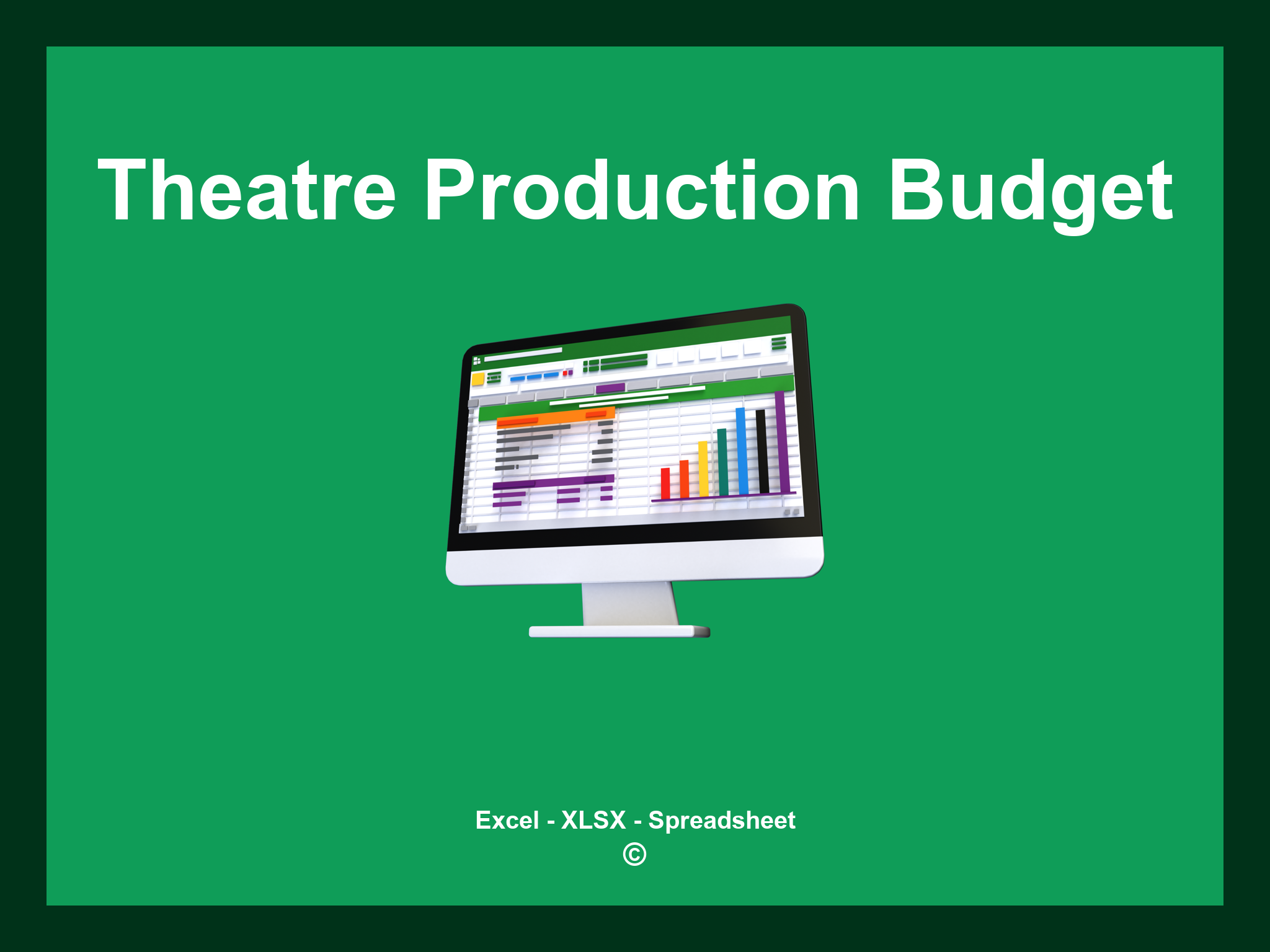 Theatre Production Budget Template Excel