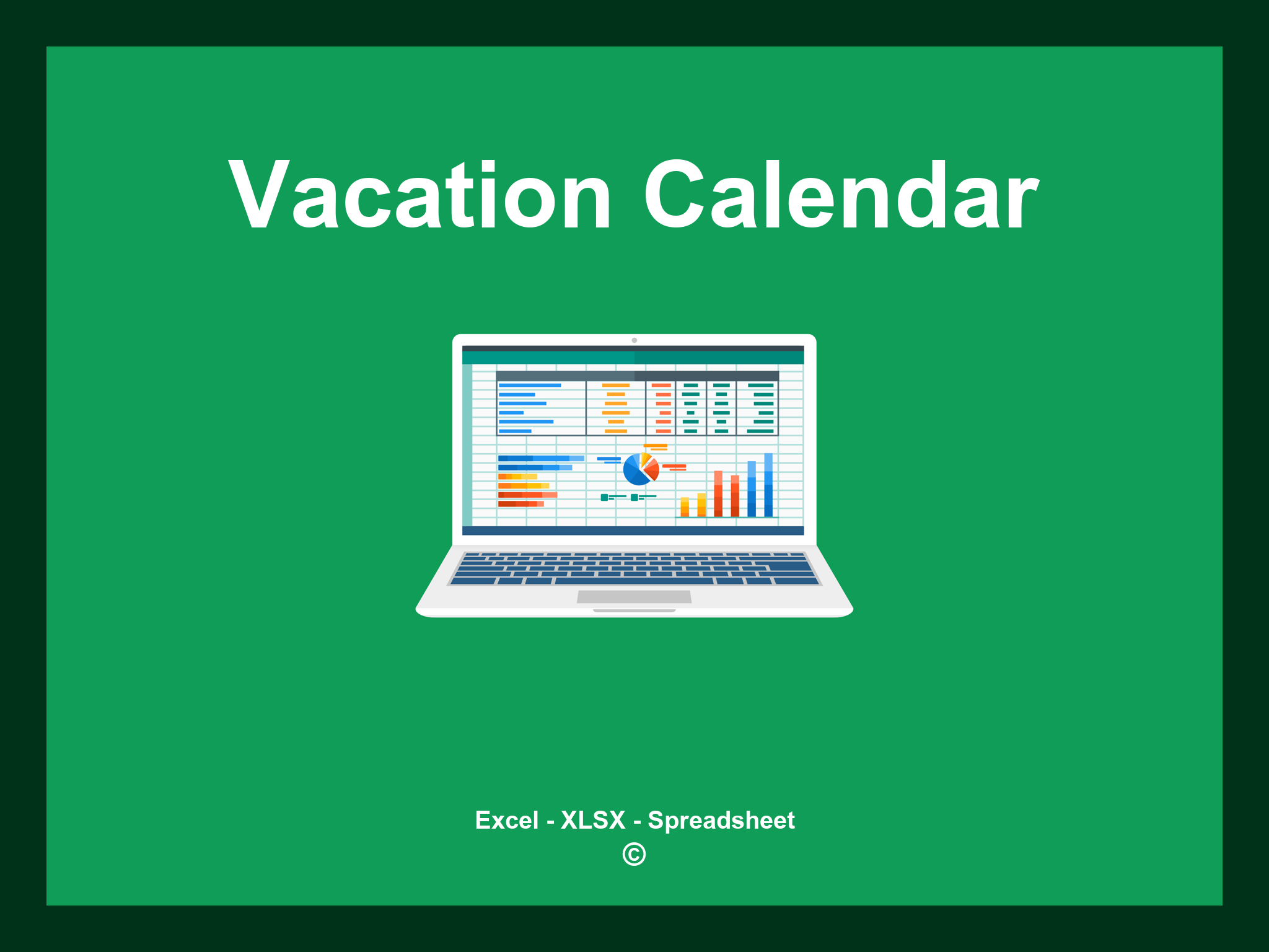 Vacation Calendar Template Excel