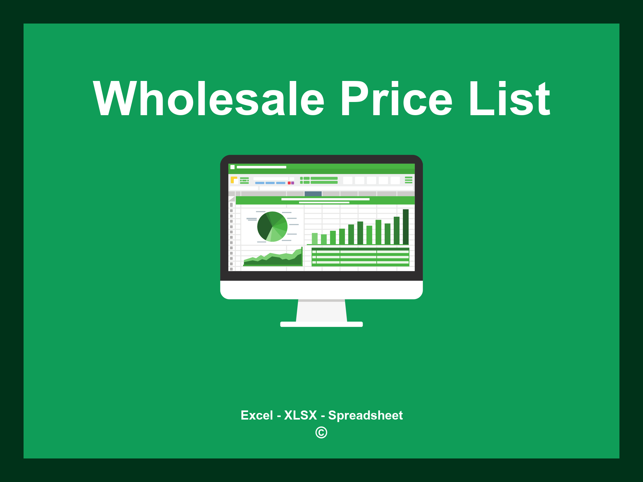 Wholesale Price List Template Excel