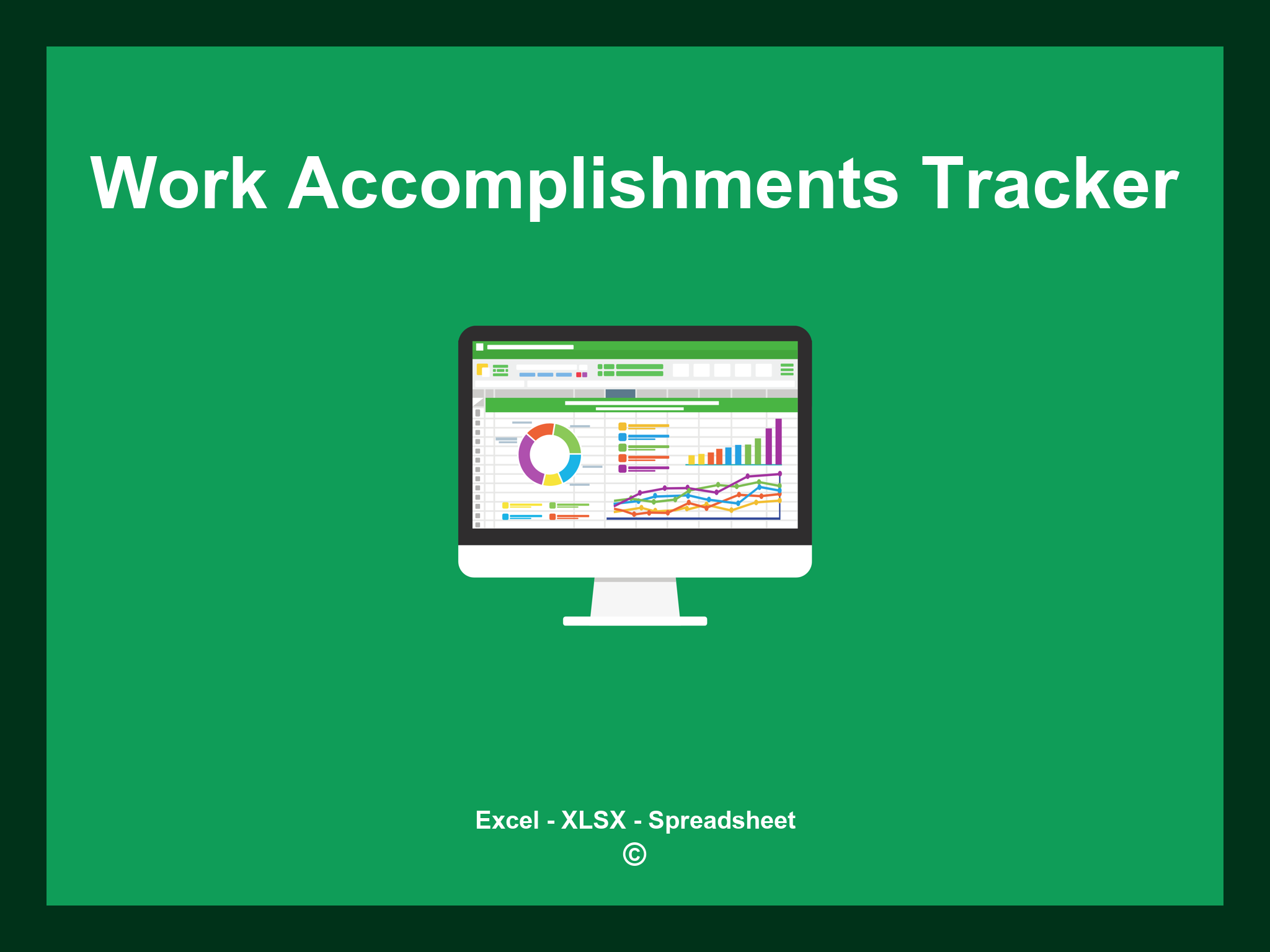 Work Accomplishments Tracker Template Excel